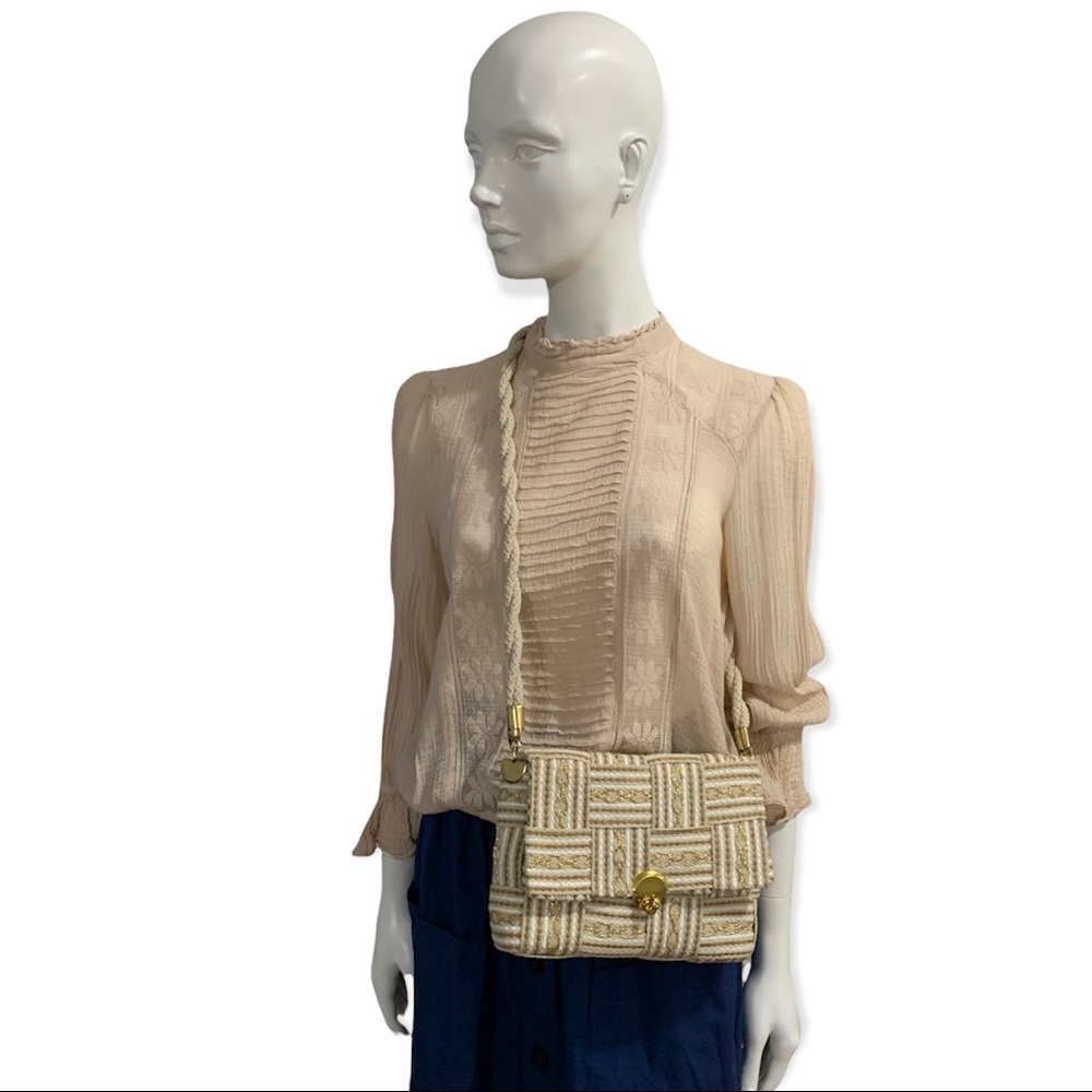 Vintage Woven Made in Italy Crossbody Purse